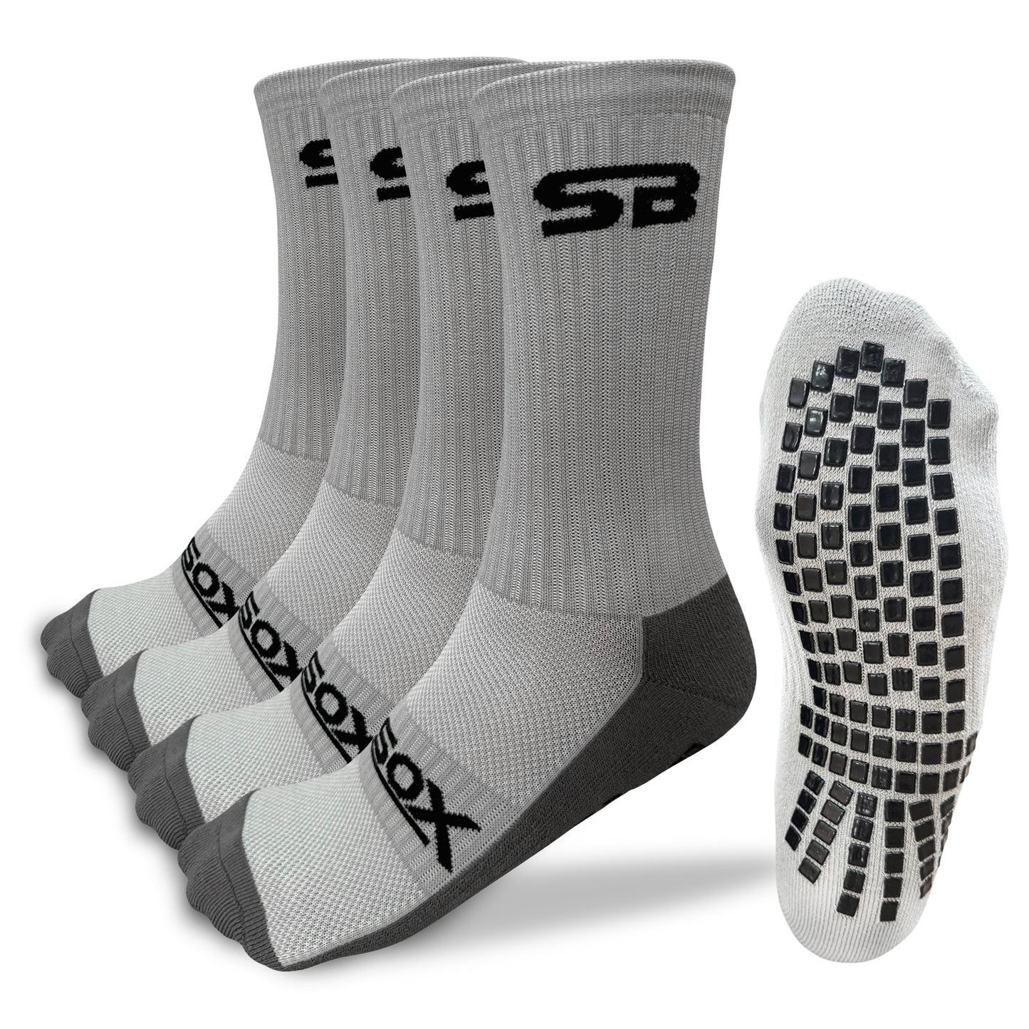 2-pair grip socks for men and women