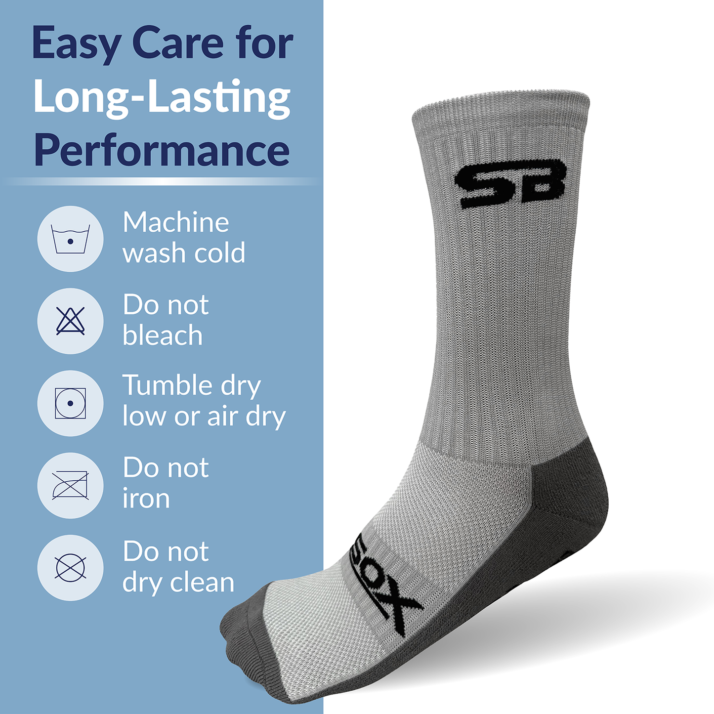 2-pair grip socks for men and women