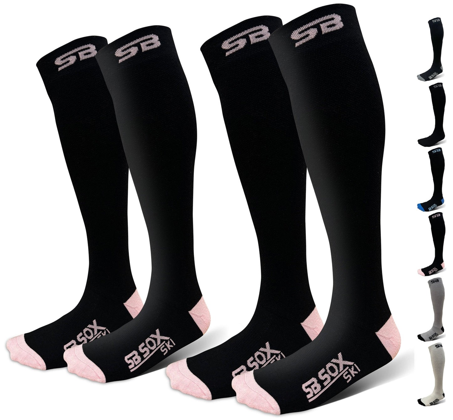black/pink