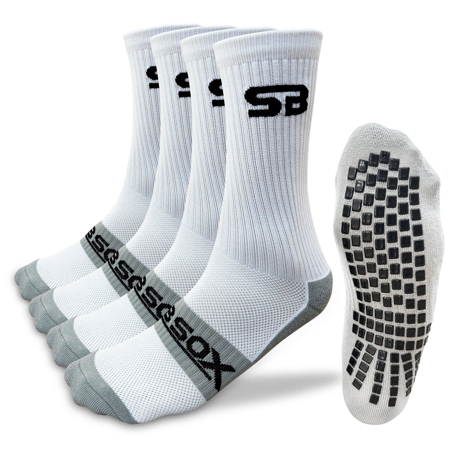 2-pair grip socks for men and women