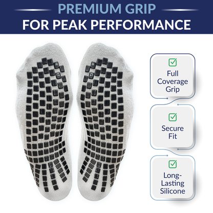 2-Pair Grip Socks for Men and Women
