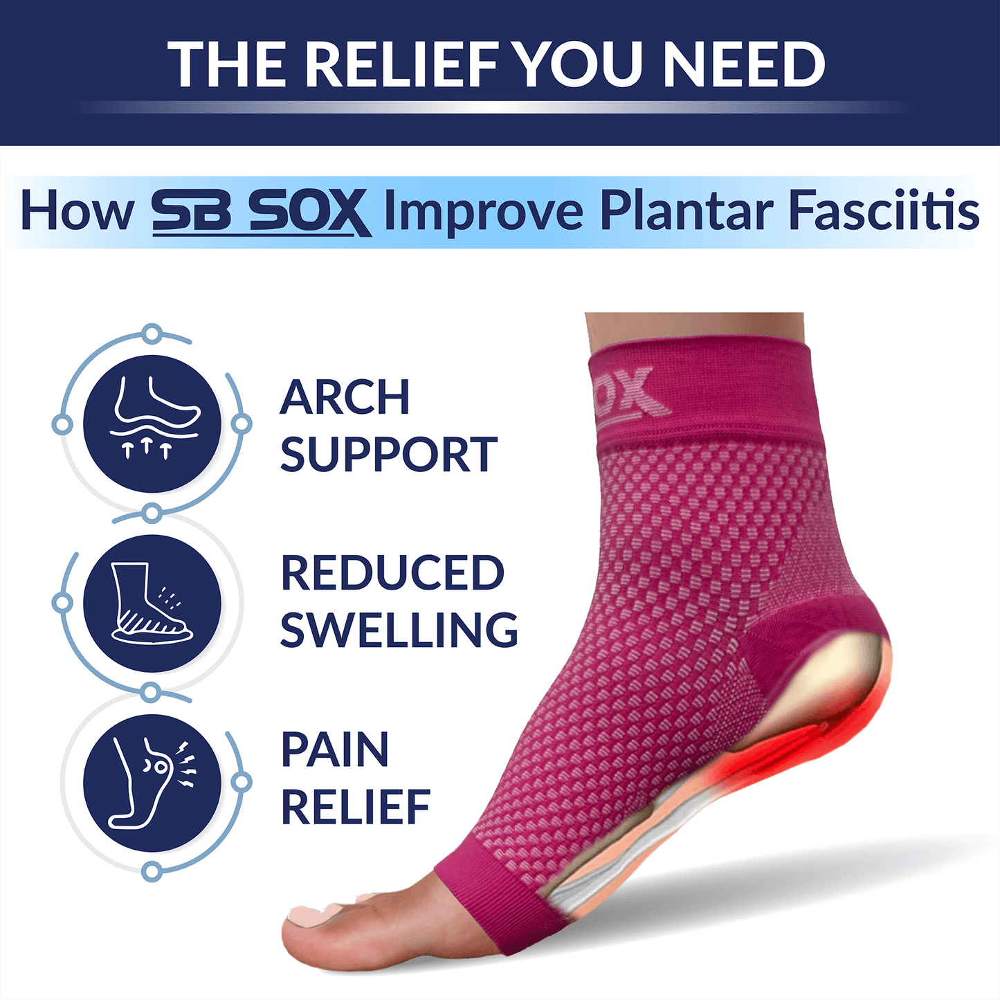 best plantar fasciitis socks for pain relief & all-day comfort