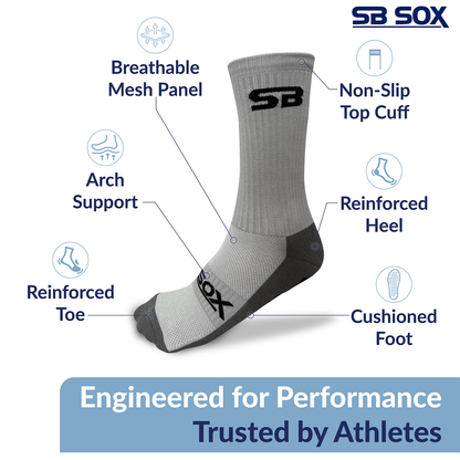 2-Pair Grip Socks for Men and Women