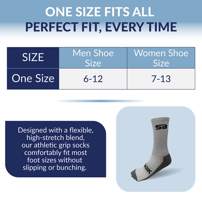 2-Pair Grip Socks for Men and Women