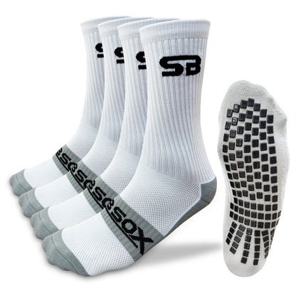 2-Pair Grip Socks for Men and Women
